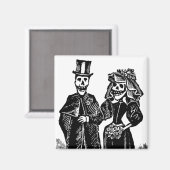 Couple squelettique - Aimant #3 (Recto/Verso)