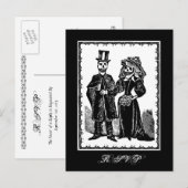 Couple squelettique (RSVP) - Carte postale (Devant / Derrière)