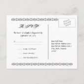 Couple squelettique (RSVP) - Carte postale (Dos)
