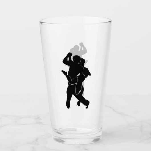 Couple Tango Dancers Verre (Devant)