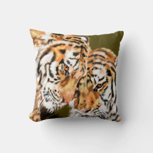 Couple Tiger Coussin