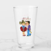 Couple Verre avec Texte - Je t'aime (Dos)