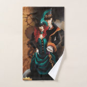 Couple victorien Steampunk (Serviette à main)