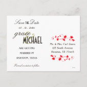 Couple vintage Enregistrer le Modèle de date (Dos)