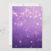 Couple violet Faire-part de mariage (Dos)