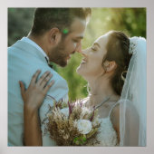 Couple Wedding Image Poster Personalized Love Deco (Devant)