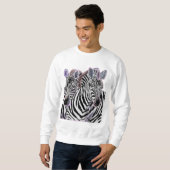 Couple Zebra Sweatshirt (Devant entier)
