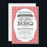 Couples BBQ Baby Douche Invitations<br><div class="desc">Couples BBQ Baby Douche Invitations</div>