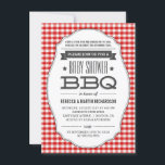 Couples BBQ Baby Douche Invitations<br><div class="desc">Couples BBQ Baby Douche Invitations</div>