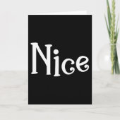 Couples Christmas Naughty Nice Matching Holiday Ma Kaart (Voorkant)