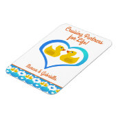 Couple's Cruising Ducks Names Cabin Door Magneet (Linkerzijde)