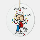 Couples dans l'expectative, ornement fait sur (Gauche)