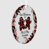 Couples de pain d'épice premier Buffle de Noël Pla (devant)