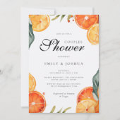 Couples Douche Citrus Aperol Spritz Invitation (Devant)
