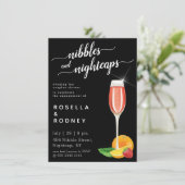 Couples Douche Nibbles Nightcaps Budget Invitation (Debout devant)