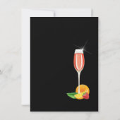 Couples Douche Nibbles Nightcaps Budget Invitation (Dos)