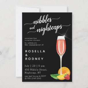 Couples Douche Nibbles Nightcaps Budget Invitation