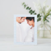 Couples enceintes Photo Baby Boy Shower Invitation (Debout devant)