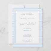 Couples enceintes Photo Baby Boy Shower Invitation (Dos)