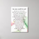 Couples et Amants Texte sur Toile d'Art (Recto)