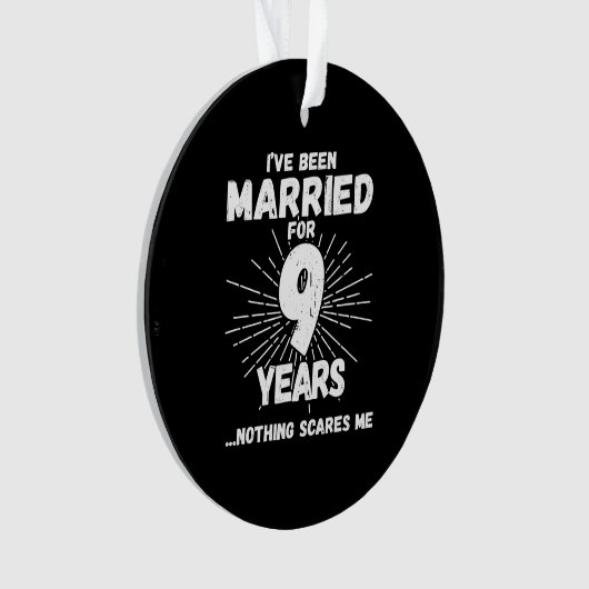 Couples mariés 9 ans drôle 9e anniversaire (devant)