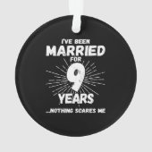 Couples mariés 9 ans drôle 9e anniversaire (dos)