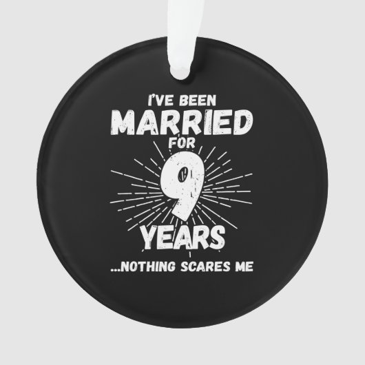 Couples mariés 9 ans drôle 9e anniversaire (devant)