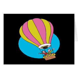 Couples montants en ballon