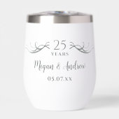 Couples Names 25th Wedding Anniversary Gift (Avant)