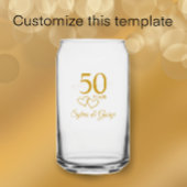 Couples personnalisés Nom Keepsaké Cadeau du 50e a