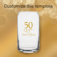 Couples personnalisés Nom Keepsaké Cadeau du 50e a