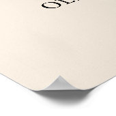 Couples Photo Light Affiche de bienvenue Mariage B (Coin)