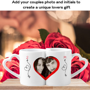 Couples PHOTO Mugs Amusants Moderne Unique