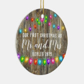 Couples Premier Ornement de Noël (Droite)