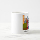 Couples prenant la tasse de bande dessinée (Centre)