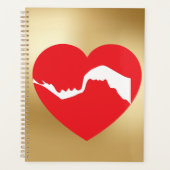 Couples Red Heart 2026 Planner (Devant)