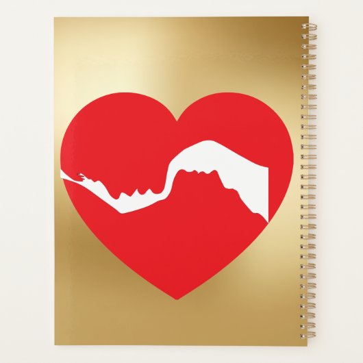 Couples Red Heart 2026 Planner (Dos)