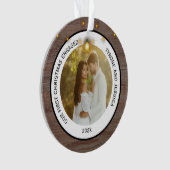 Couples rustiques modernes Premier Noël Engagé (devant)