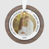 Couples rustiques modernes Premier Noël Engagé (devant)