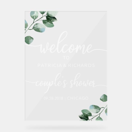 Couples verdoyants Douche Accueil (Recto)