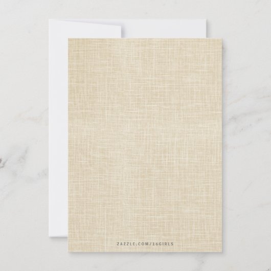 Couples vintages BBQ Baby Douche Invitations (Dos)