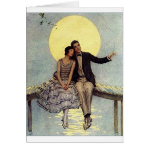 Couples vintages - souhaités vous sur une étoile,