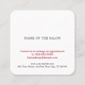 Coupon blanc or rouge minimaliste (Dos)