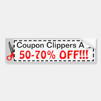 Coupon Crazy Bumpersticker