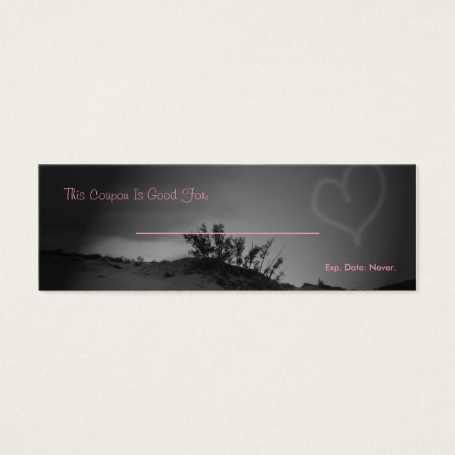 Coupon d'amour (Devant)