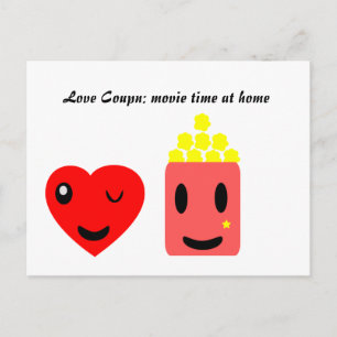 Coupon d'amour : heure du film à la maison