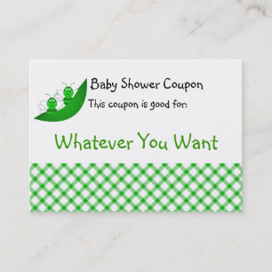 Coupon de Baby shower des abeilles jumelles SweetB