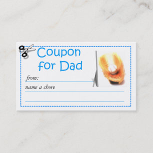 Coupon de corvette rééchangeable pour les parents