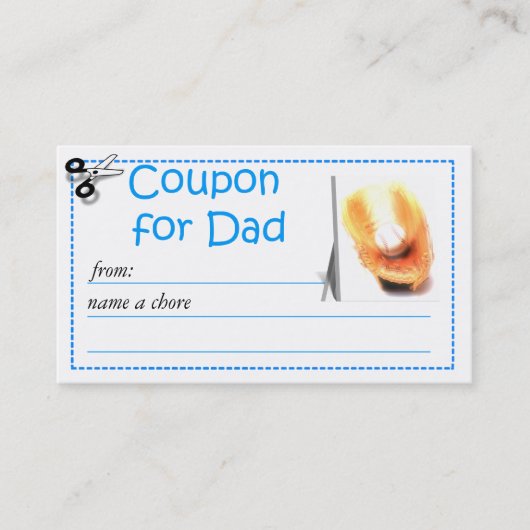 Coupon de corvette rééchangeable pour les parents (Devant)