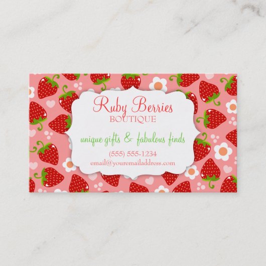 Coupon de fraises (Devant)